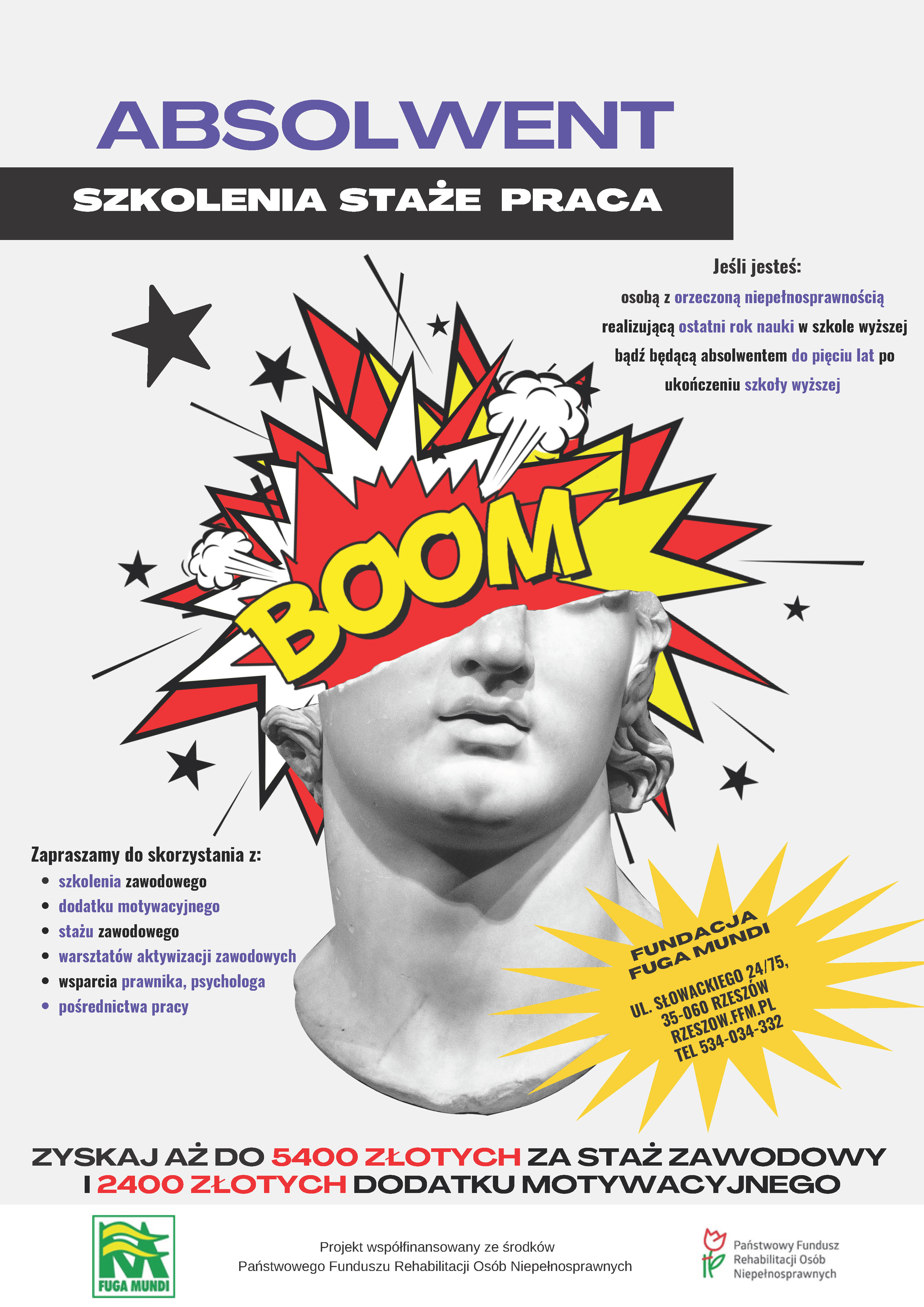 Plakat projektu fundacji Fuga Mundi